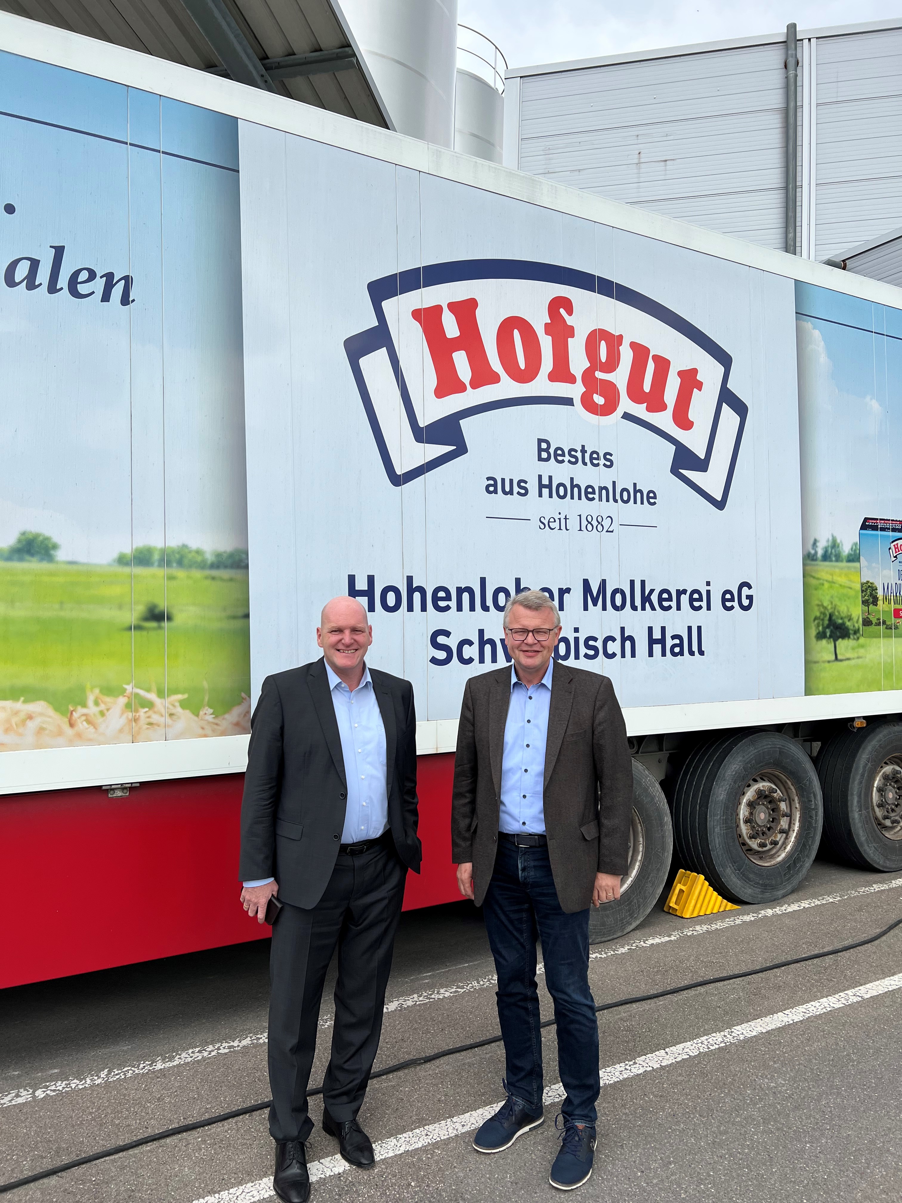 Stephen Brauer MdL mit Geschäftsführer Martin Boschet