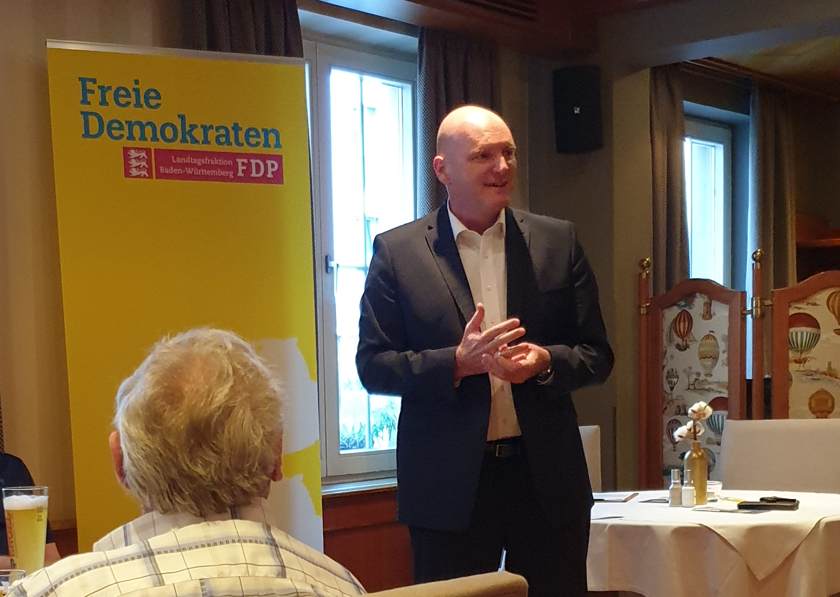 Stephen Brauer (MdL, finanzpolitischer Sprecher der FDP/DVP Landtagsfraktion)